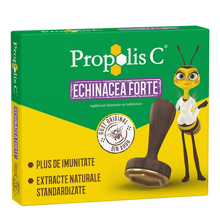 Propolis C Echinaceea Forte, Fiterman Pharma, 20 Comprimate - Vitax.ro