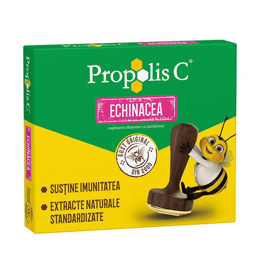 Propolis C Echinaceea, Fiterman Pharma, 20 Comprimate - Vitax.ro