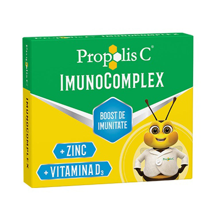 Propolis C Imunocomplex, Fiterman Pharma, 20 Comprimate Masticabile - Vitax.ro