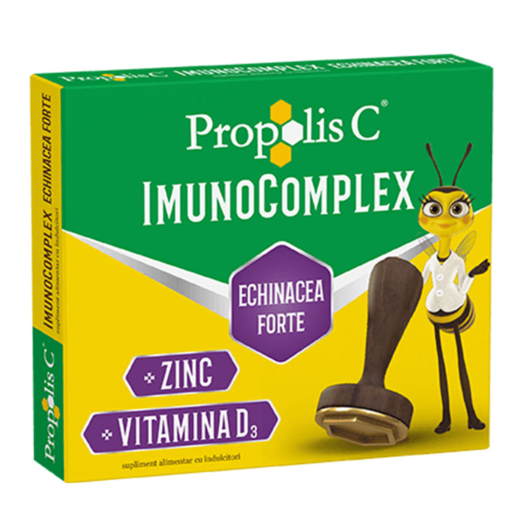Propolis C Imunocomplex si Echinaceea Forte, Fiterman Pharma, 20 Comprimate Supt - Vitax.ro