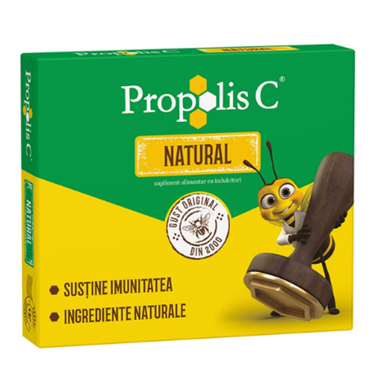 Propolis C Natural 100 Mg, Fiterman Pharma, 20 Comprimate - Vitax.ro