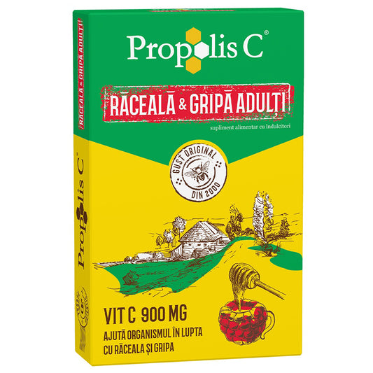 Propolis C Raceala Si Gripa, Fiterman Pharma, 8 Plicuri - Vitax.ro