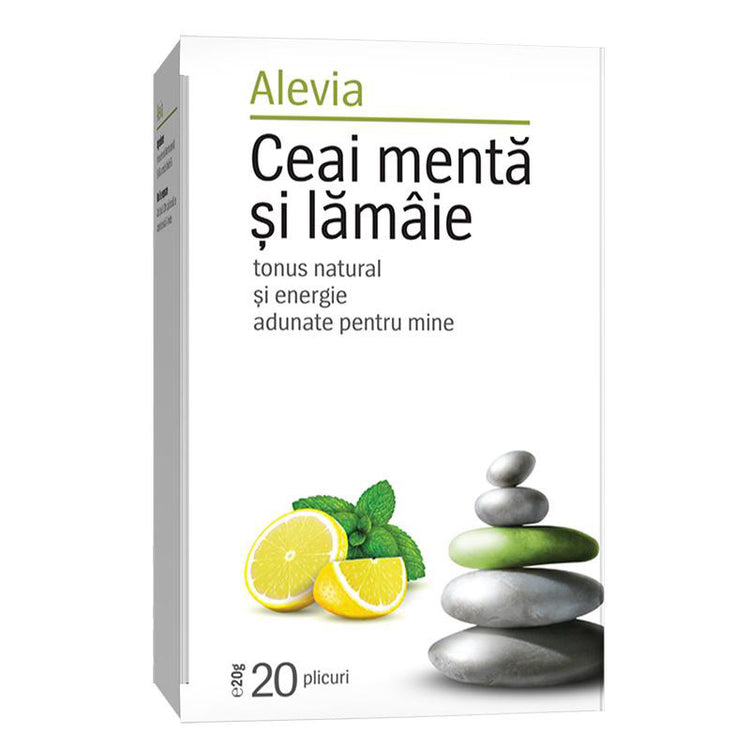 Ceai cu Menta si Lamaie, Alevia, 20 Plicuri - Vitax.ro