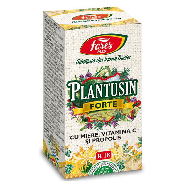 Plantusin Forte cu Miere si Propolis R18, Fares, Sirop 100ml - Vitax.ro