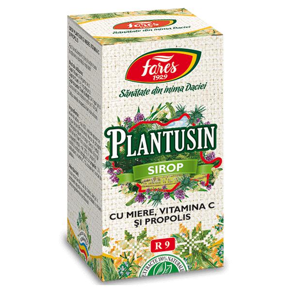 Plantusin cu Miere si Propolis R9, Fares, Sirop 100ml - Vitax.ro