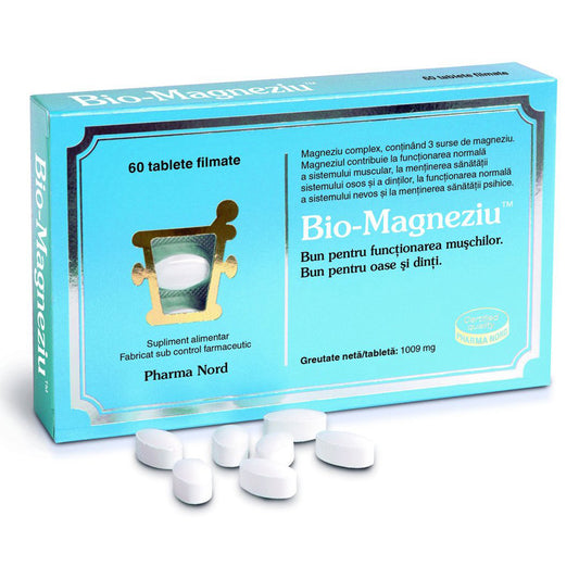 Bio-Magneziu, Pharma Nord, 60 Tablete - Vitax.ro