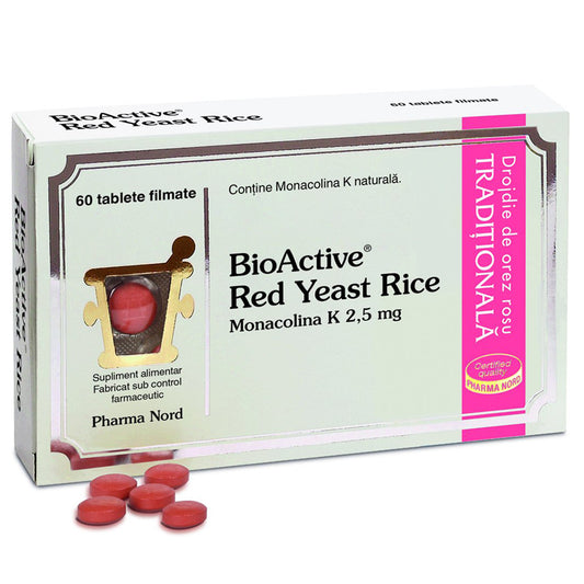 Bio-Red Rice 2,5mg, Pharma Nord, 60 Tablete - Vitax.ro