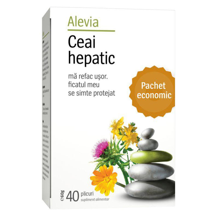 Ceai Hepatic, Alevia, 40 Plicuri - Vitax.ro