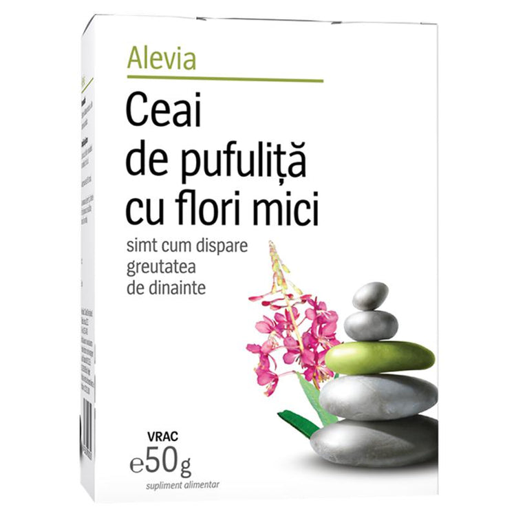 Ceai de Pufulita cu Flori Mici, Alevia, 50g - Vitax.ro
