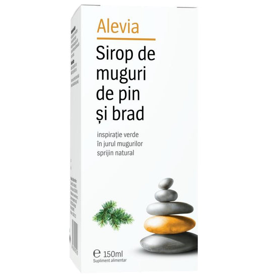 Sirop de Muguri de Pin si Brad, Alevia, 150ml - Vitax.ro