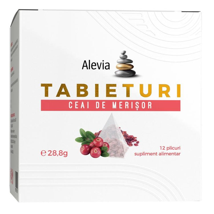 TABIETURI Ceai de Merisor, Alevia, 12 Plicuri - Vitax.ro