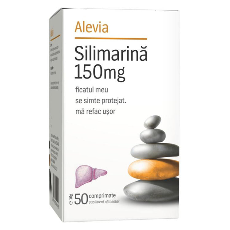 Silimarina 150mg, Alevia, 50 Comprimate - Vitax.ro