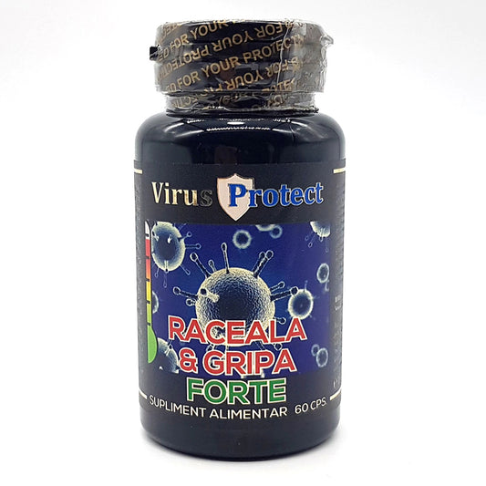 Raceala si Gripa Forte, Virus Protect, 60 Capsule - Vitax.ro