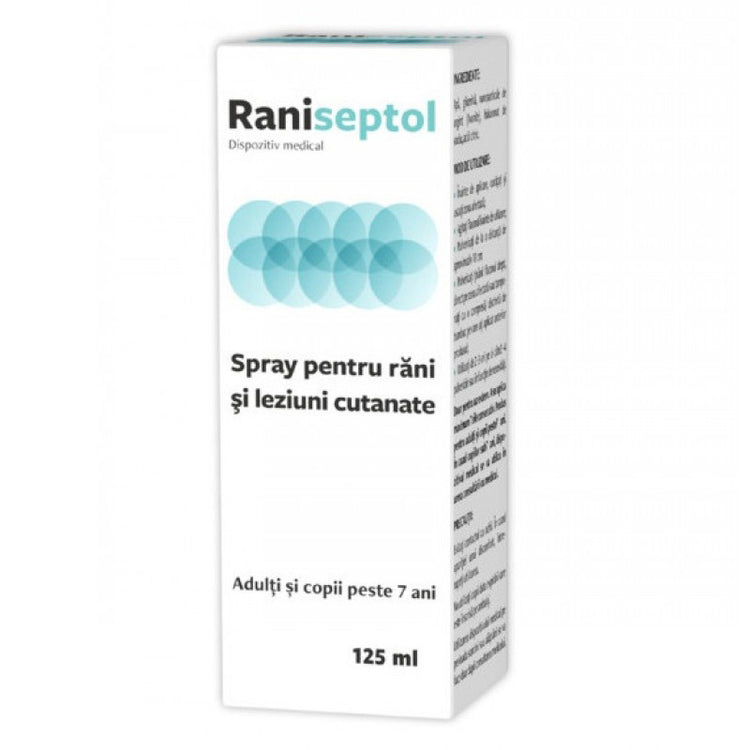 Raniseptol Spray Adulti&Copii, Zdrovit, 125ml - Vitax.ro
