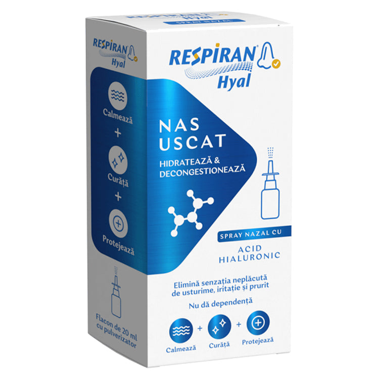 Respiran Hyal Spray Nazal, Fiterman Pharma, 20 Ml - Vitax.ro