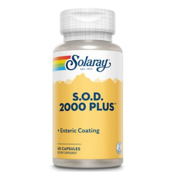 SOD 2000 Plus, Solaray, 60 Capsule Protejate Enteric - Vitax.ro