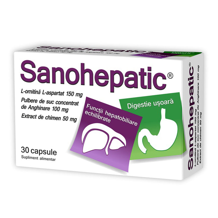 Sanohepatic, Zdrovit, 30 Capsule - Vitax.ro