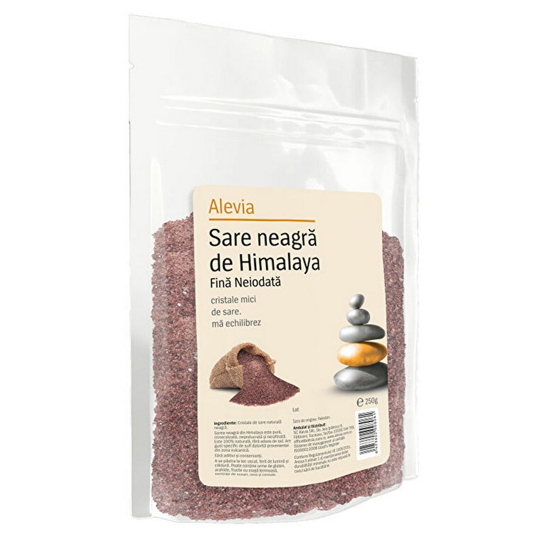 Sare Neagra de Himalaya Fina Neiodata, Alevia, 250g - Vitax.ro