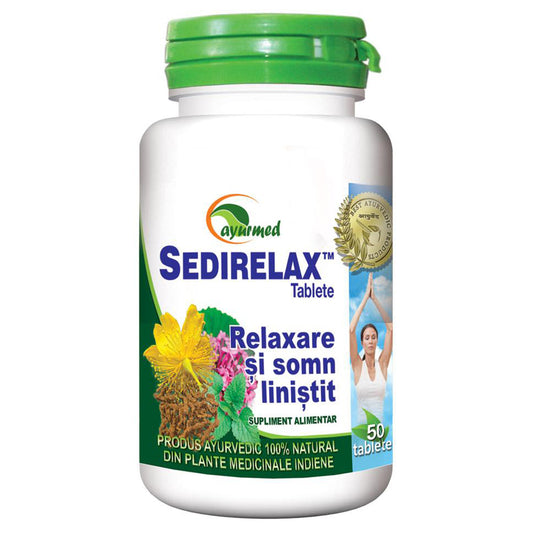 Sedirelax, Ayurmed, 50 Tablete - Vitax.ro