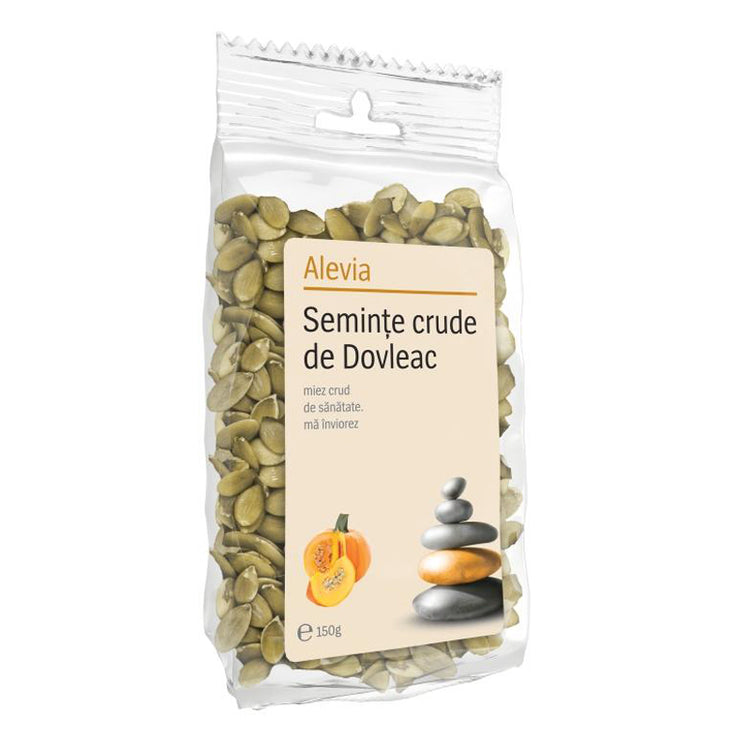 Seminte Crude de Dovleac, Alevia, 150g - Vitax.ro