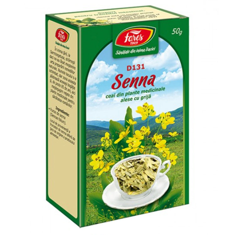 Senna Frunze D131, Fares, Ceai la Punga 50gr - Vitax.ro