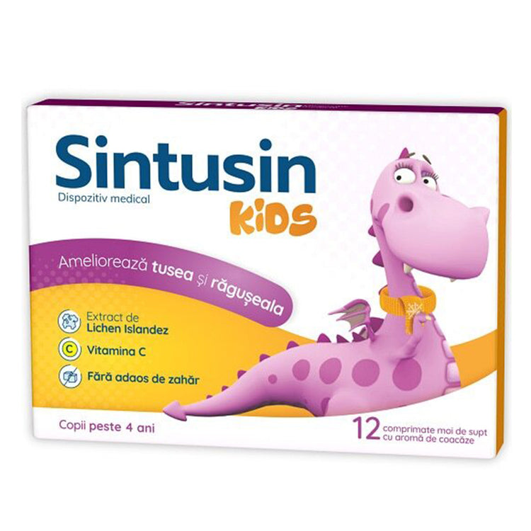 Sintusin Kids, Zdrovit, 12 Comprimate Moi De Supt - Vitax.ro