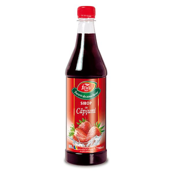 Sirop Aromfruct Capsuni, Fares, 700ml - Vitax.ro