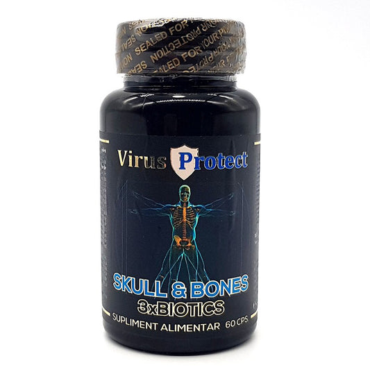 Skull And Bones 3xBiotics, Virus Protect, 60 Capsule - Vitax.ro