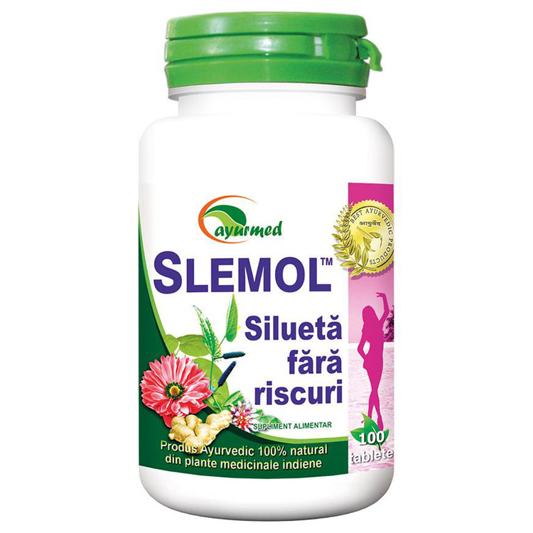 Slemol, Ayurmed, 100 Tablete - Vitax.ro