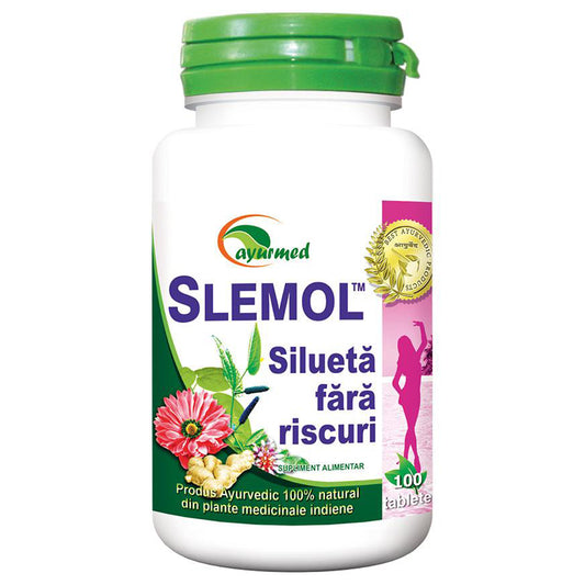 Slemol, Ayurmed, 100 Tablete - Vitax.ro