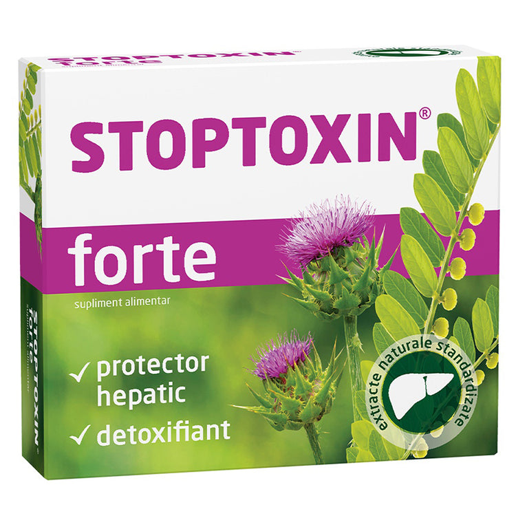 Stoptoxin Forte, Fiterman Pharma, 30 Capsule Blister - Vitax.ro