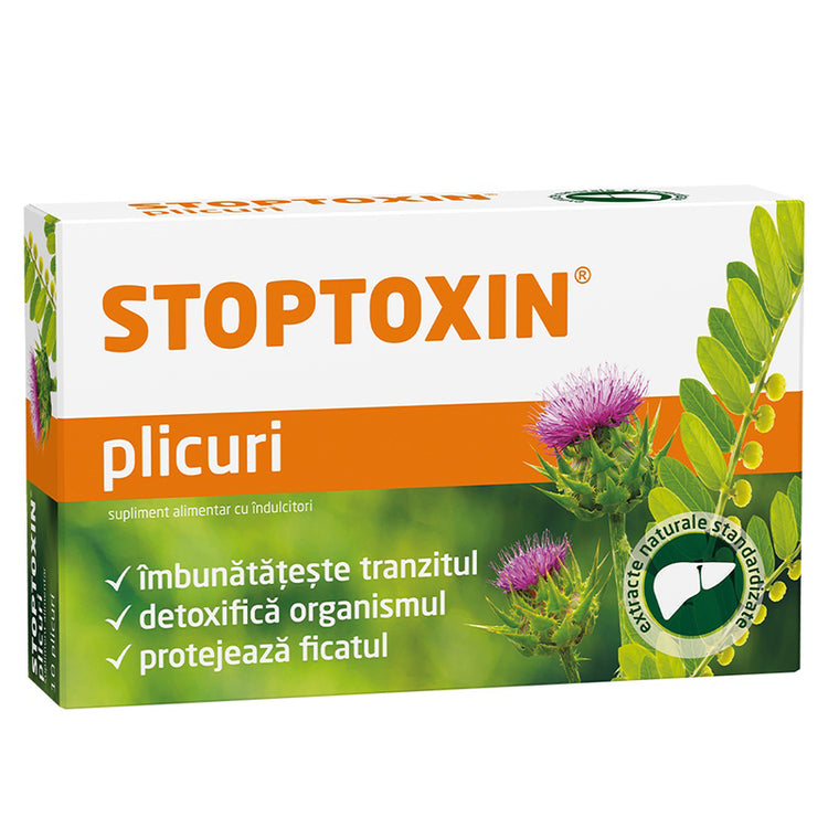 Stoptoxin, Fiterman Pharma, 10 Plicuri - Vitax.ro