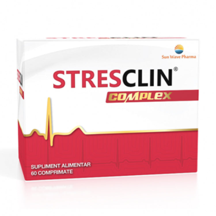 Stresclin Complex, Sun Wave Pharma, 60 Capsule - Vitax.ro