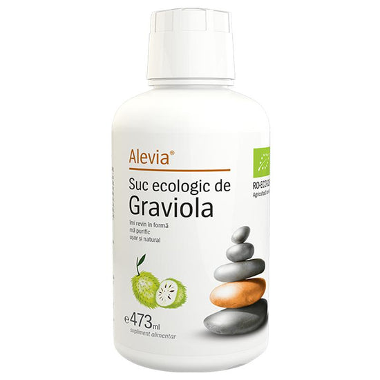 Suc Ecologic de Graviola, Alevia, 473ml - Vitax.ro