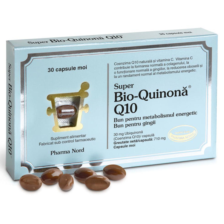 Bio-Quinona Q10, 30 Mg, Pharma Nord, 30 Capsule - Vitax.ro