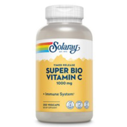 Super Bio Vitamin C, Solaray, 100 Capsule Vegetale - Vitax.ro