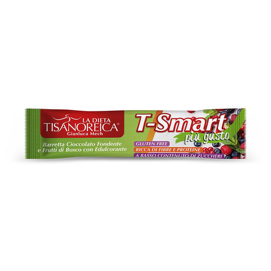 Baton T-Smart Fructe de Padure cu Glazura de Ciocolata, Gianluca Mech,15x35grame - Vitax.ro