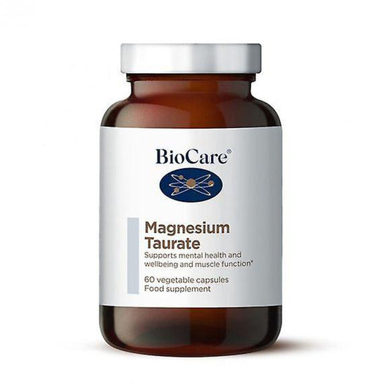 Taurat de Magneziu, BioCare, 60 Capsule Vegetale - Vitax.ro