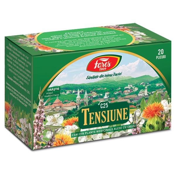 Tensiune C25, Fares, 20 Pliculete - Vitax.ro