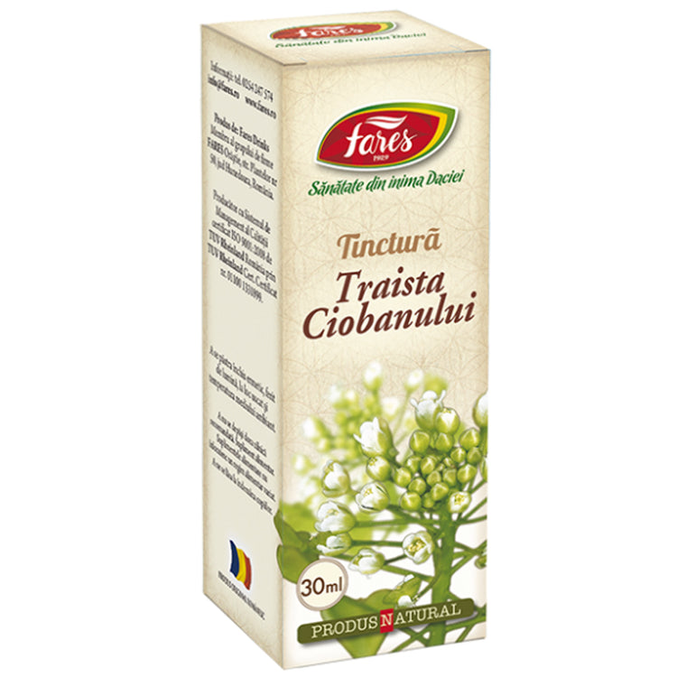 Traista Ciobanului, Fares, Tinctura 30ml - Vitax.ro