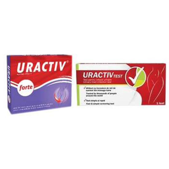 Uractiv Forte Promo, Fiterman Pharma, 10 Capsule Si Uractiv Test - Vitax.ro