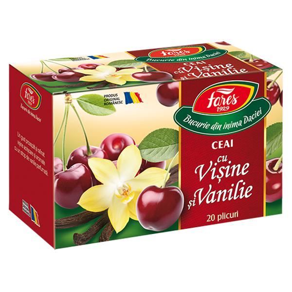 Ceai cu Visine si Vanilie, Fares, 20 Pliculete - Vitax.ro