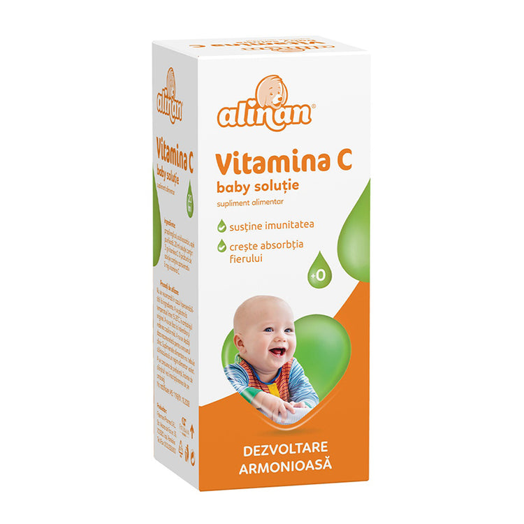 Vitamina C Baby Solutie Alinan, Fiterman Pharma, 20ml - Vitax.ro