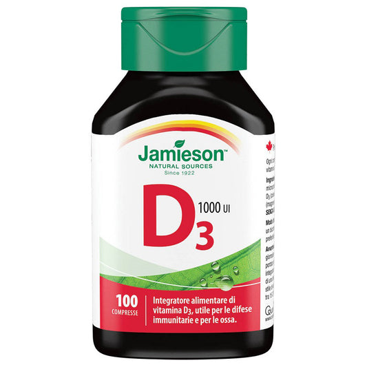 Vitamina D3 1000UI, Jamieson, 100 Comprimate - Vitax.ro