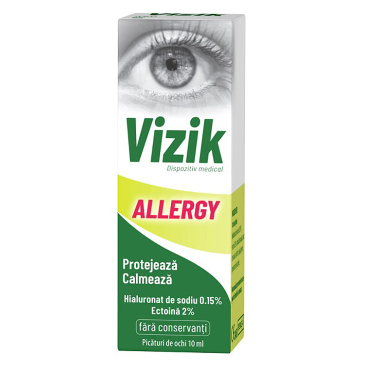 Vizik Allergy Picaturi Pentru Ochi, Zdrovit, 10ml - Vitax.ro