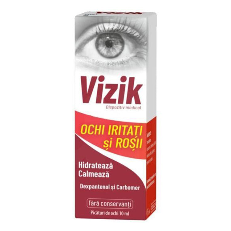 Vizik Ochi Iritati Si Rosii, Zdrovit, 10ml - Vitax.ro