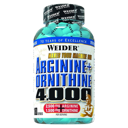 Arginine + Ornithine 4000 - 180 caps - Vitax.ro
