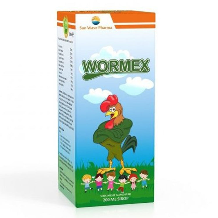Wormex Sirop, Sun Wave Pharma, 200ml - Vitax.ro