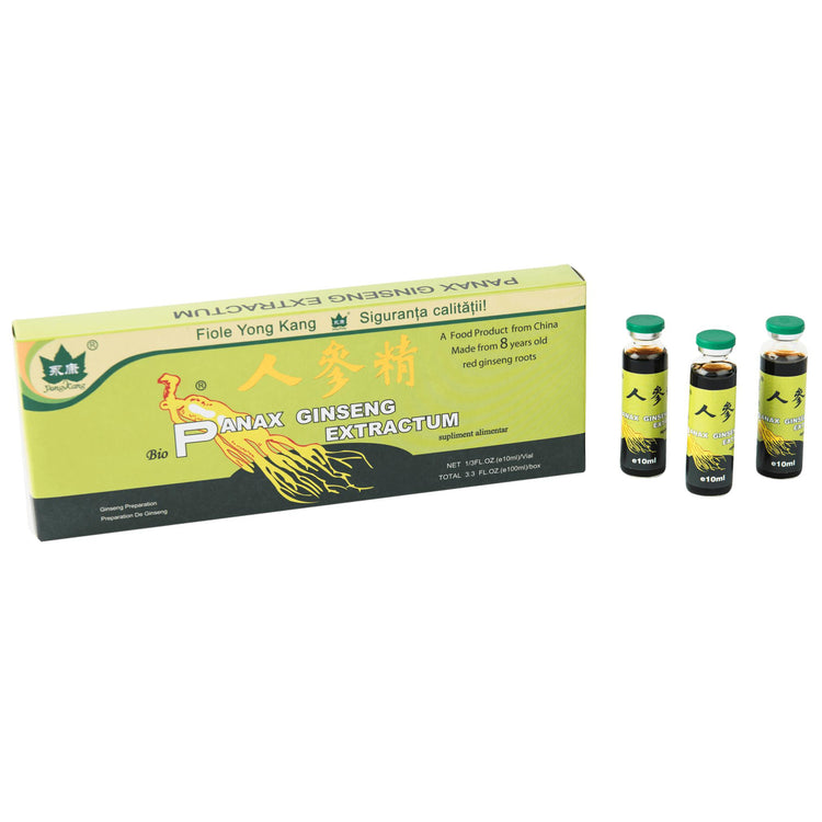 Panax Ginseng, Yong Kang, 10 Fiole Buvabile - Vitax.ro