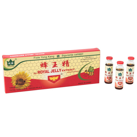 Royal Jelly Extract, Yong Kang, 10 Fiole Buvabile - Vitax.ro